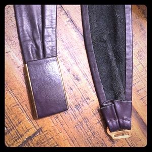 Vintage 1980's high waisted belt